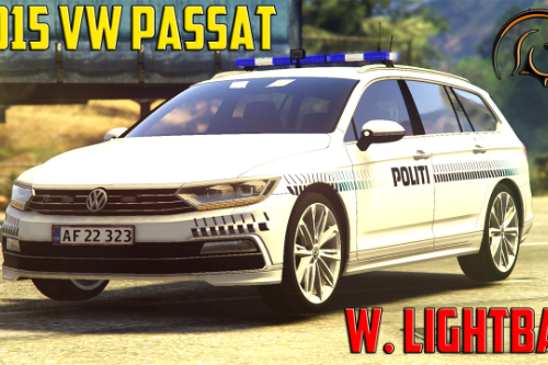 2015 Volkswagen Passat R-Line - Danish Police + Lightbar